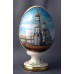 Фарфоровое пасхальное яйцо. По сюжету гравюры 19 века “Соборная площадь”